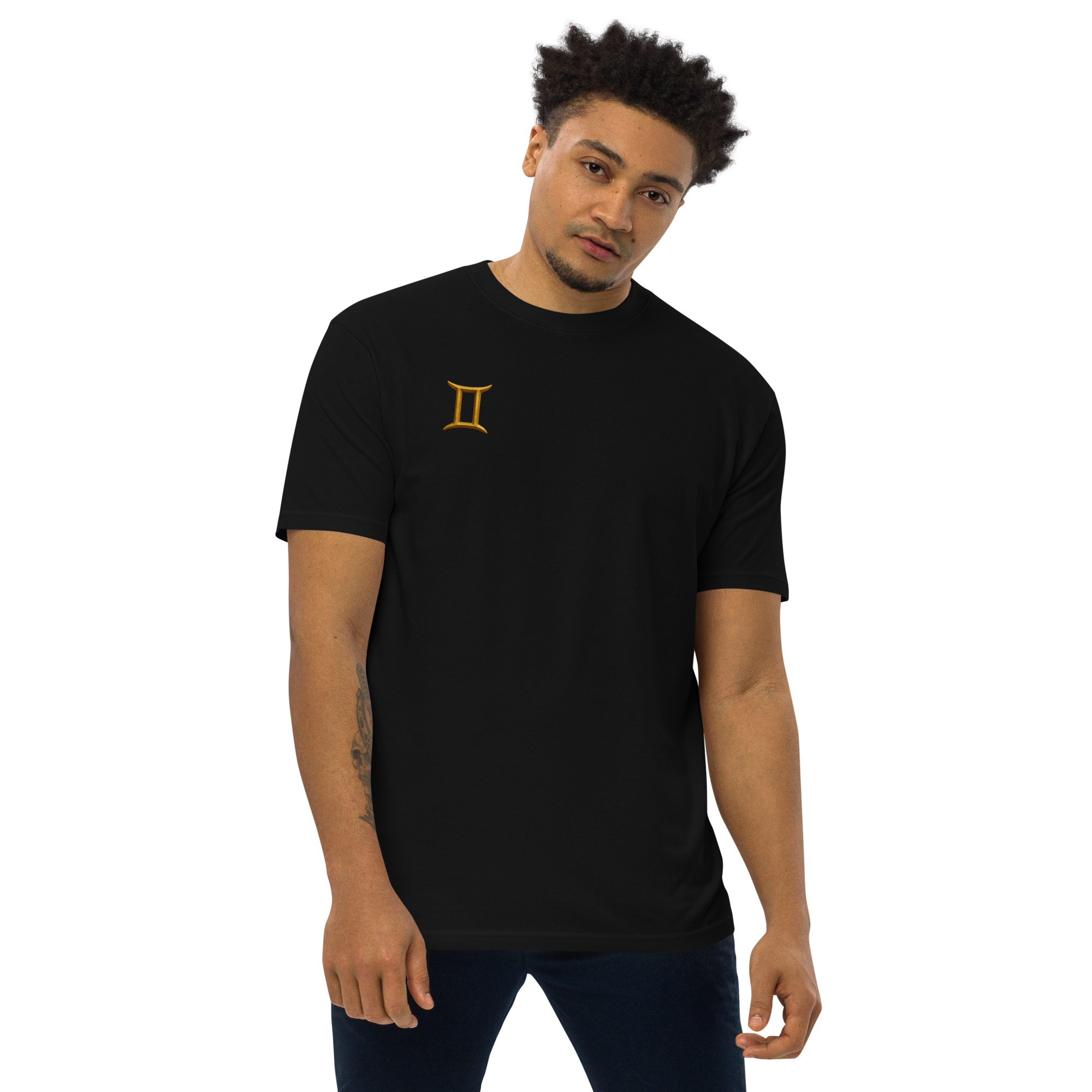 Gemini Starlight Tee front on model