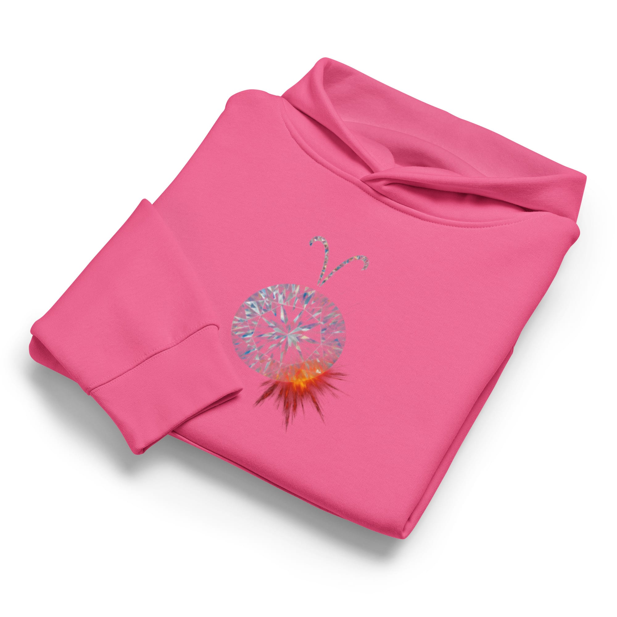 Aries Diamond Hoodie side view