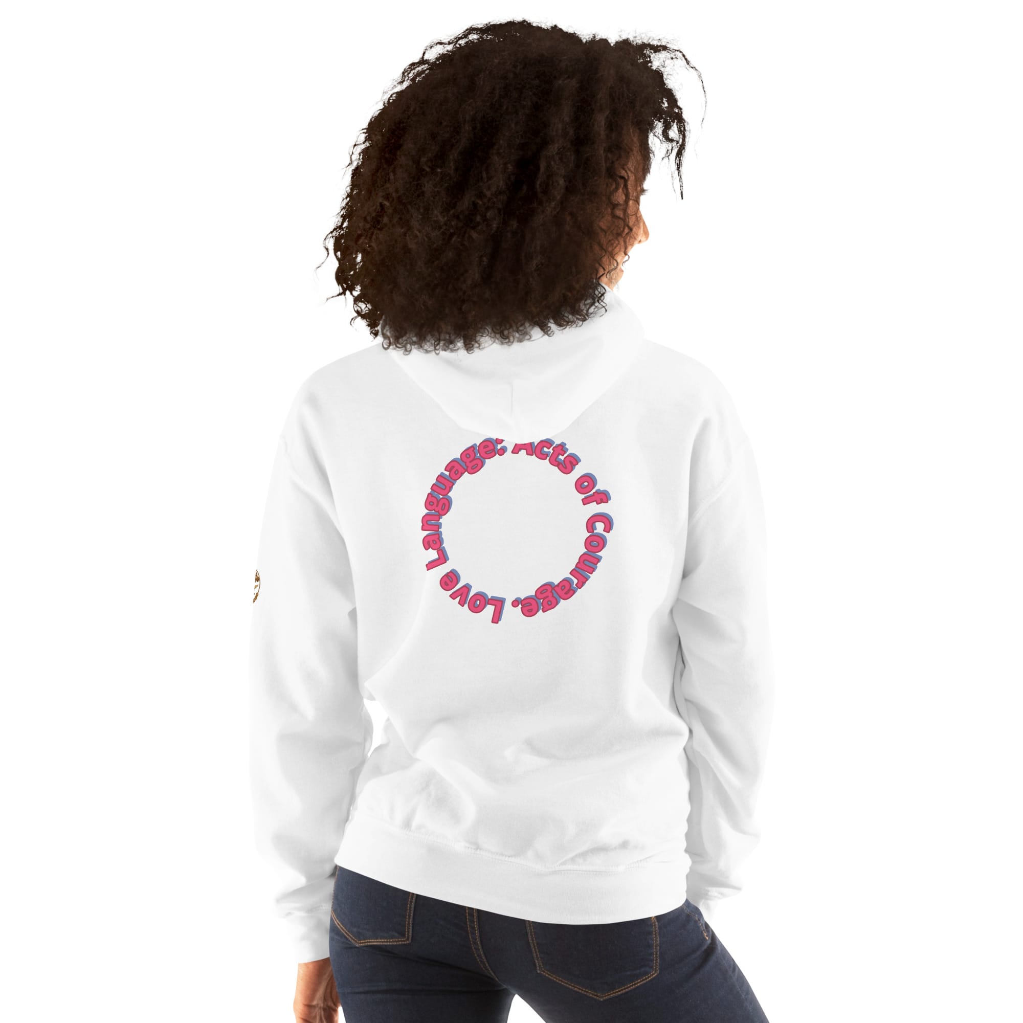 Aries Love Language Hoodie detail view
