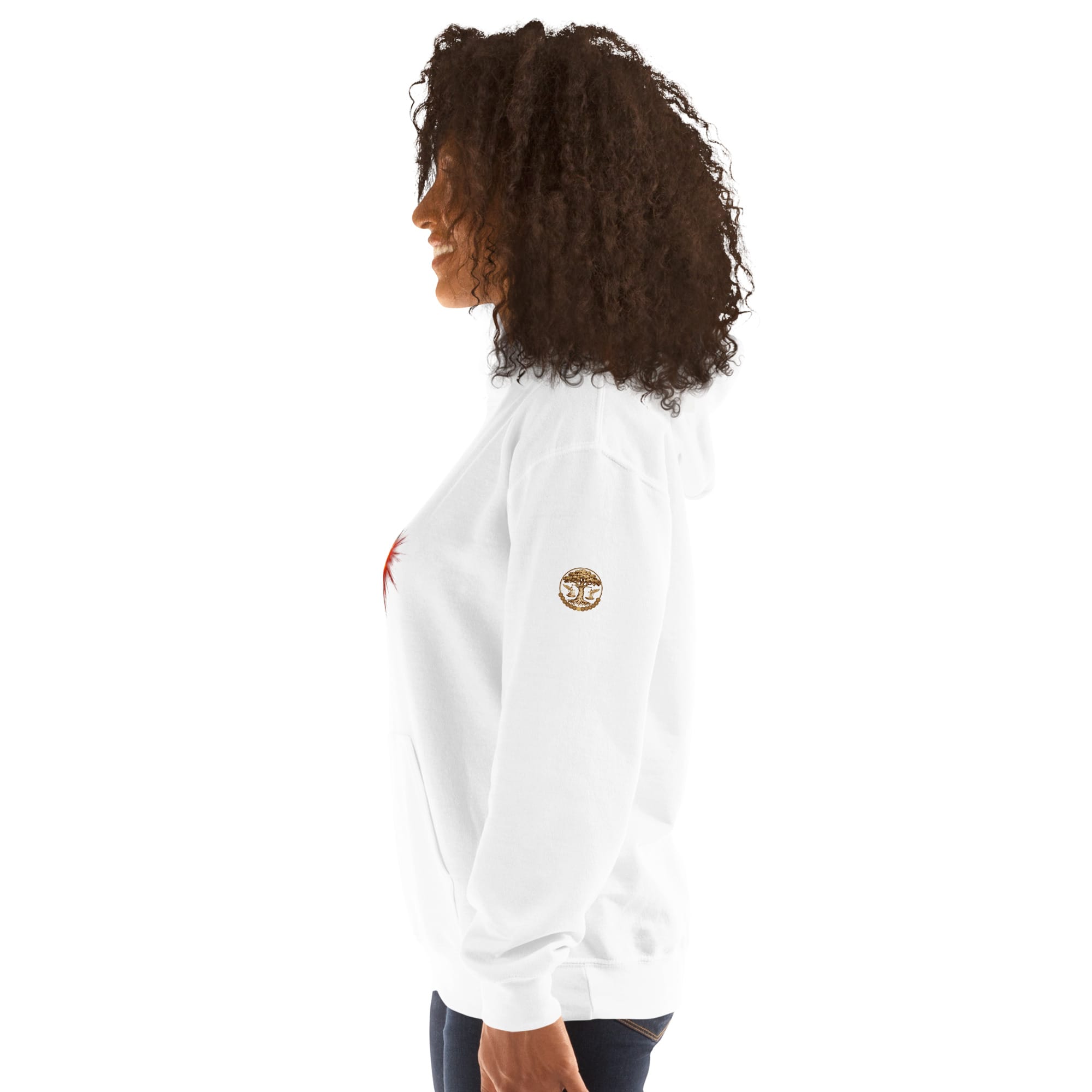 Aries Love Language Hoodie side view