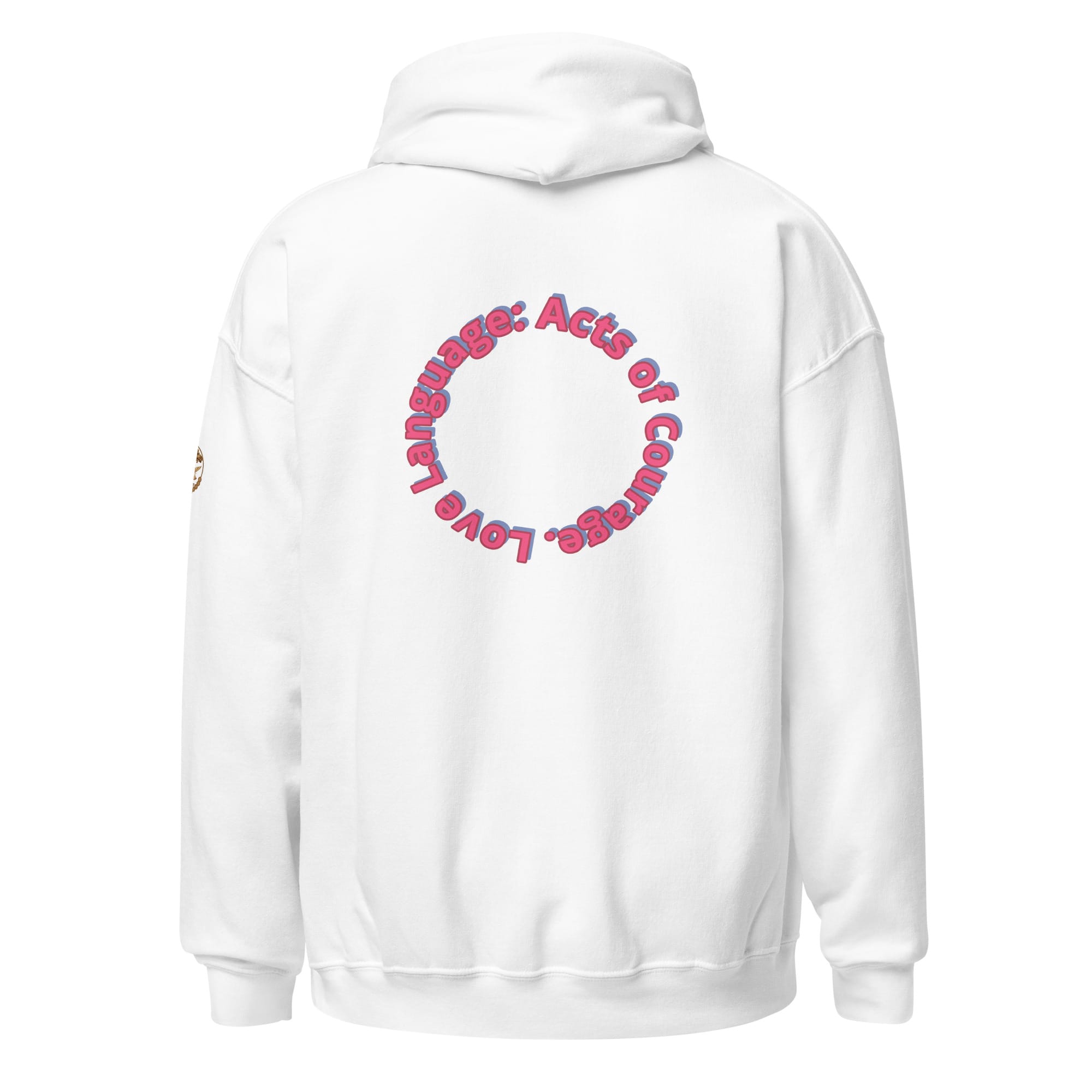 Aries Love Language Hoodie back view