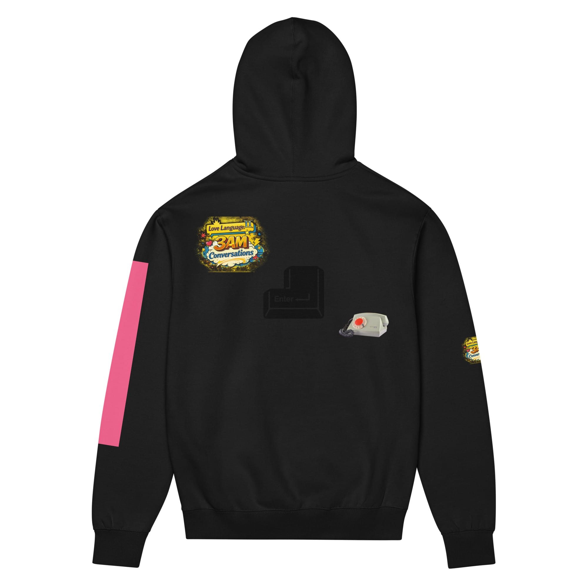 Gemini Love Language Hoodie detail view