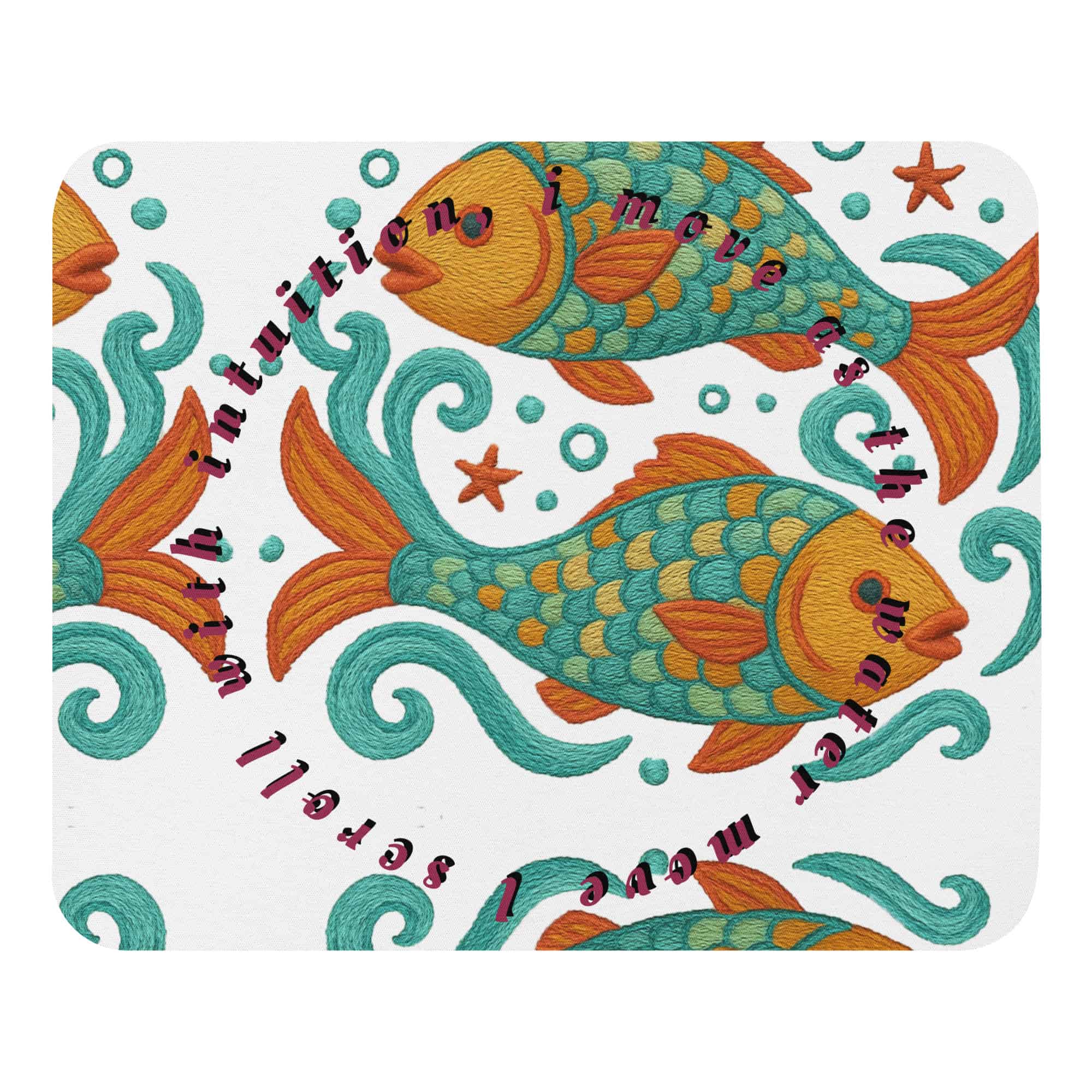 Pisces Luxury Mouse Pad lifestyle view