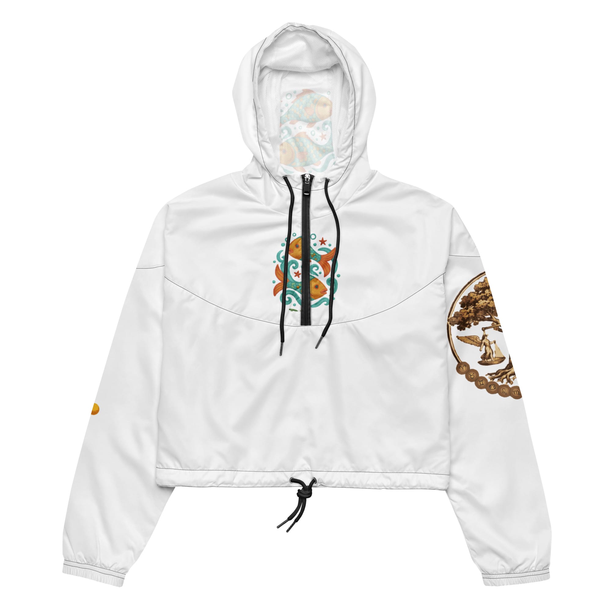 Pisces Cropped Windbreaker side view