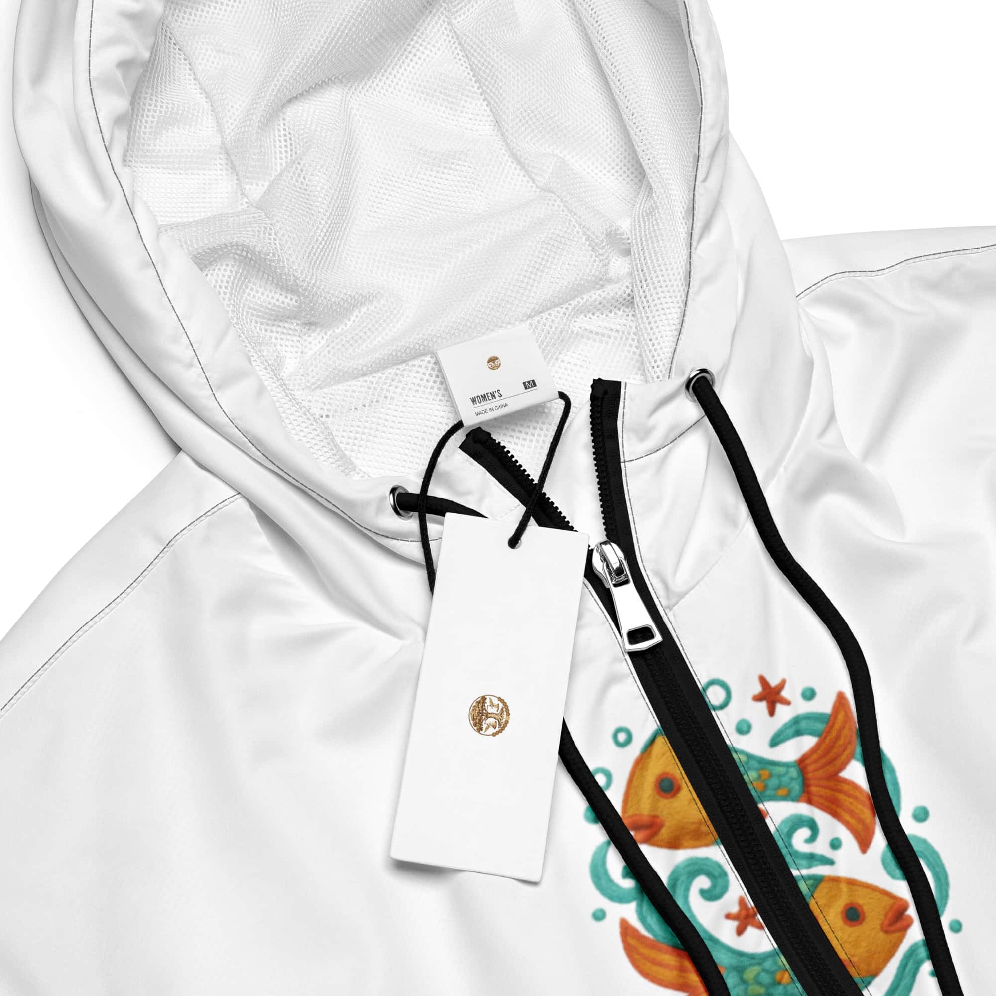 Pisces Cropped Windbreaker styled view