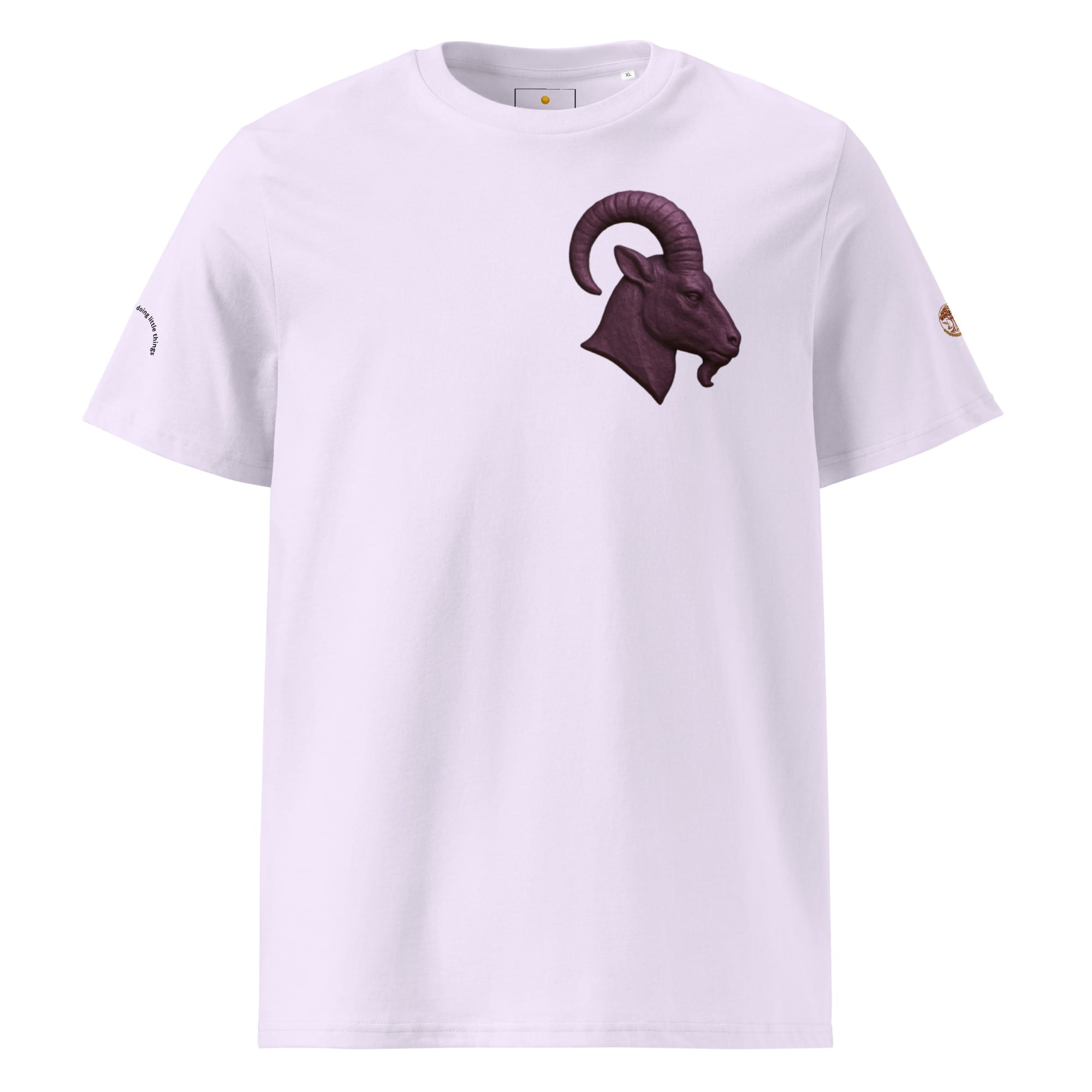 Taurus Organic Ribbed Neck T-Shirt fourth lifestyle view