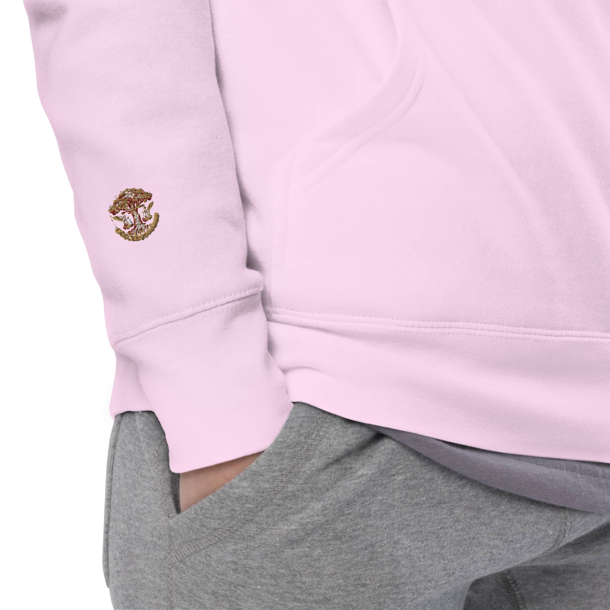 Taurus Ram Head Unisex Hoodie sixth lifestyle view