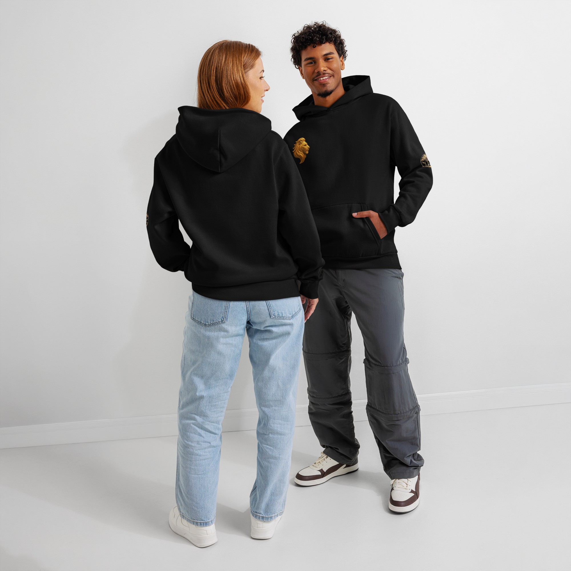 Leo zodiac hoodie lifestyle look