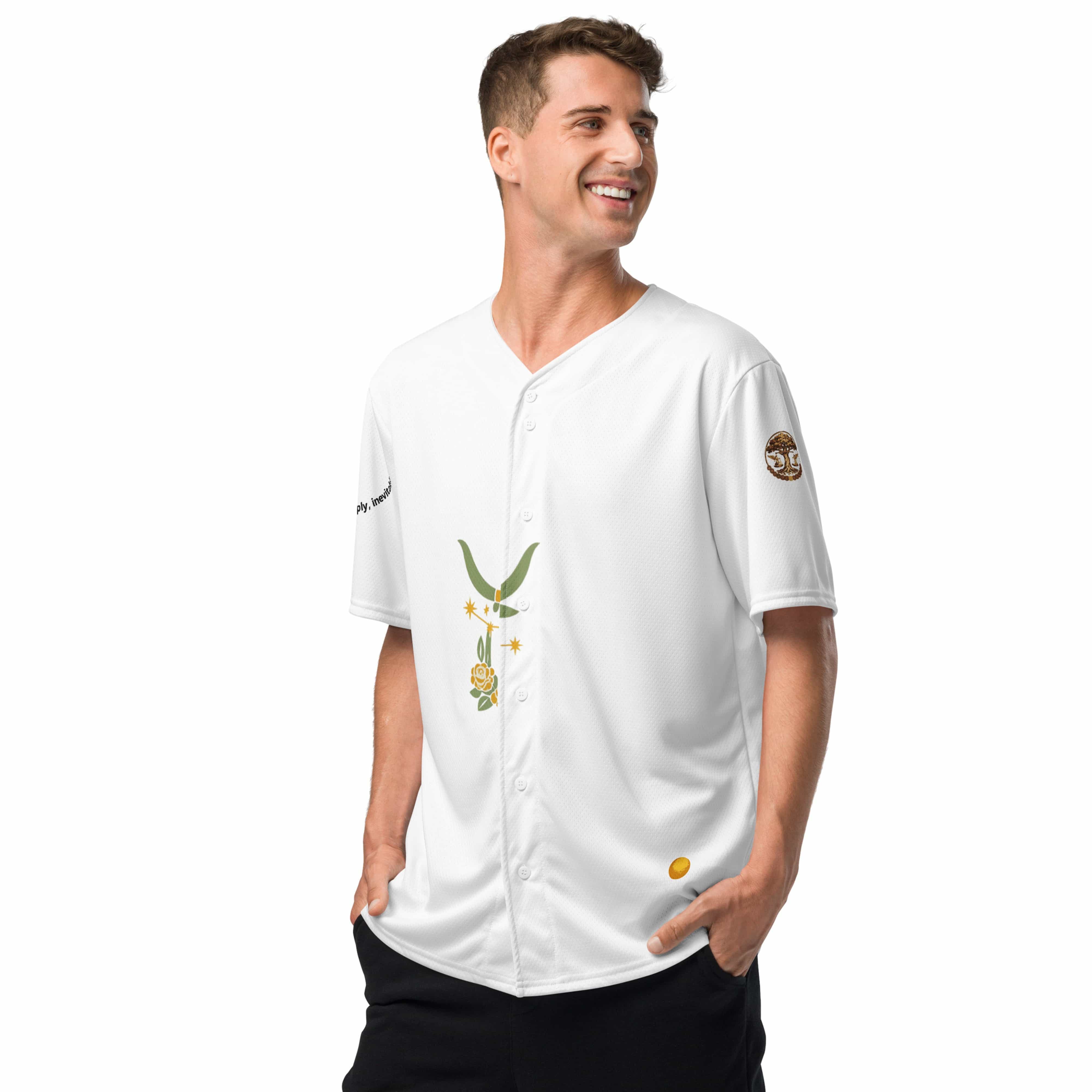 Alternate male front view of Taurus baseball jersey
