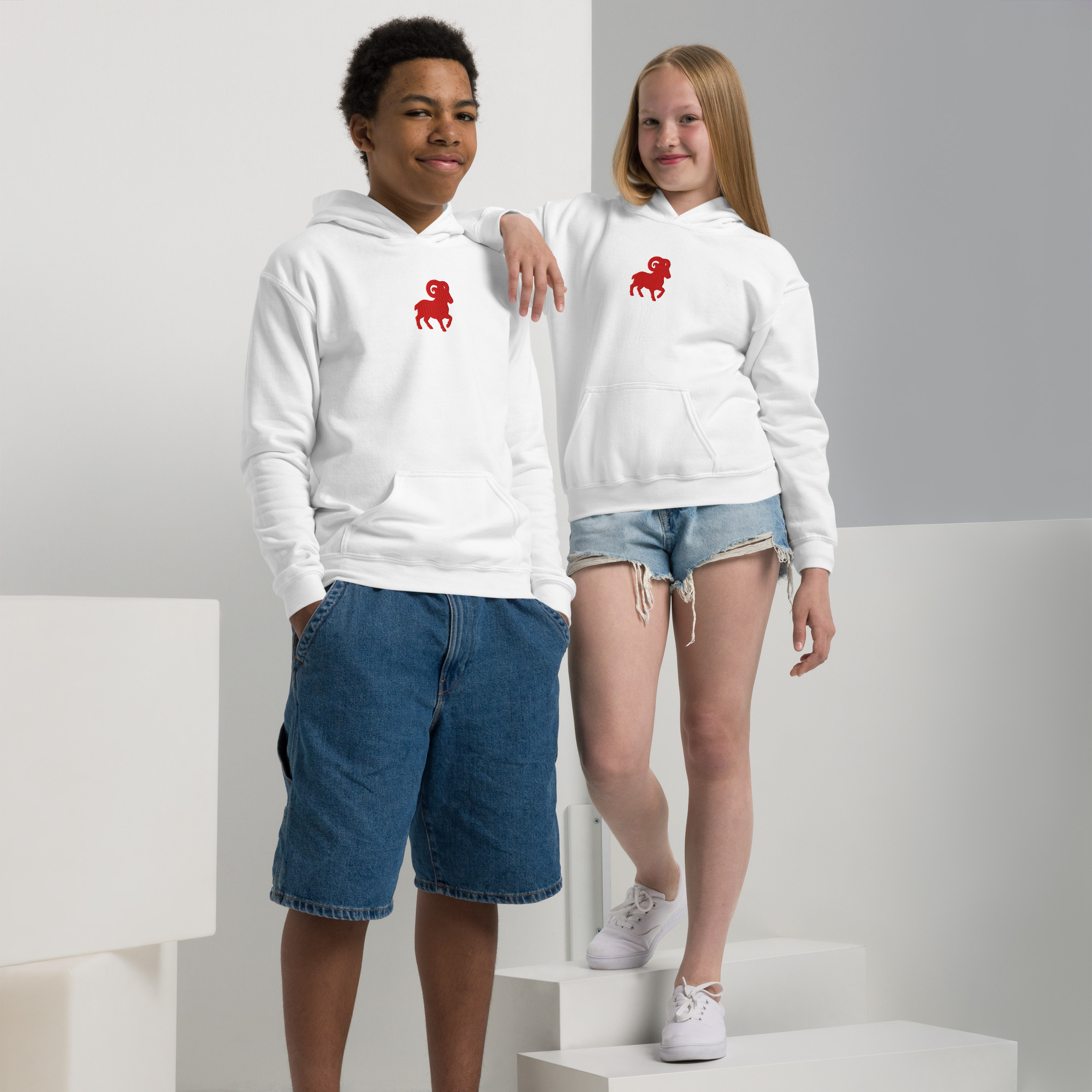Youth Aries hoodie lifestyle look